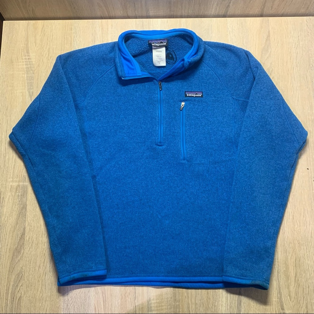 Patagonia Better Sweater 1/4-Zip Jacket blue